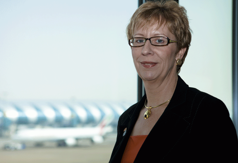 Dorothee Stein, Head Facility Care, Dubai Airport. Dorothee Stein, Head Facility Care, Dubai Airport.
