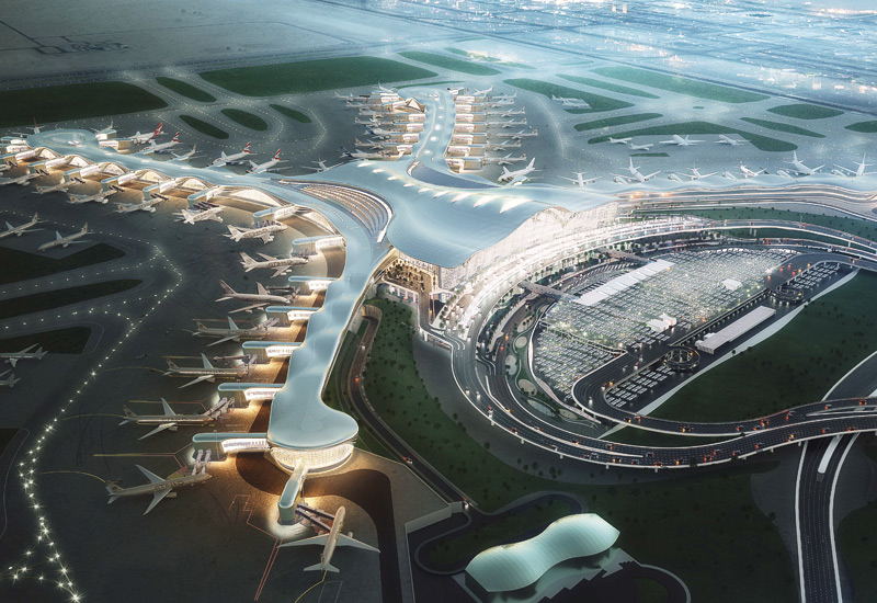 The Midfield Terminal at the Abu Dhabi Airport. The Midfield Terminal at the Abu Dhabi Airport.