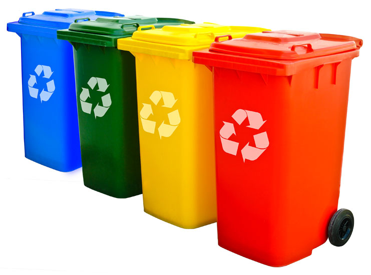 Each container is customized according to the type of waste to be deposited. Phot: Shutterstock. Each container is customized according to the type of waste to be deposited. Phot: Shutterstock.
