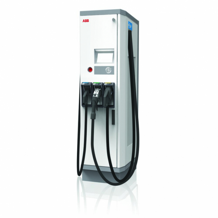 The Terra 53 charging station from ABB. The Terra 53 charging station from ABB.