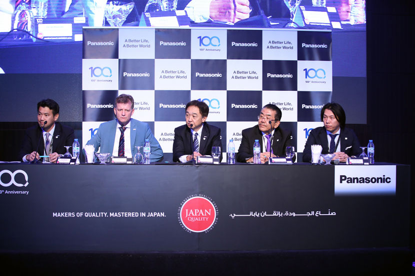 The regional managing director Hiroki Soejima along with members of the Panasonic Marketing Middle East & Africa annual dealers' convention. The regional managing director Hiroki Soejima along with members of the Panasonic Marketing Middle East & Africa annual dealers' convention.
